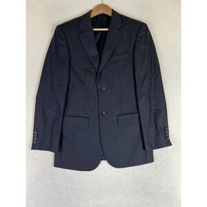 Pronto Uomo Platinum Traveller Blazer Men's 38S Short Gray Comfortemp Wool Blend